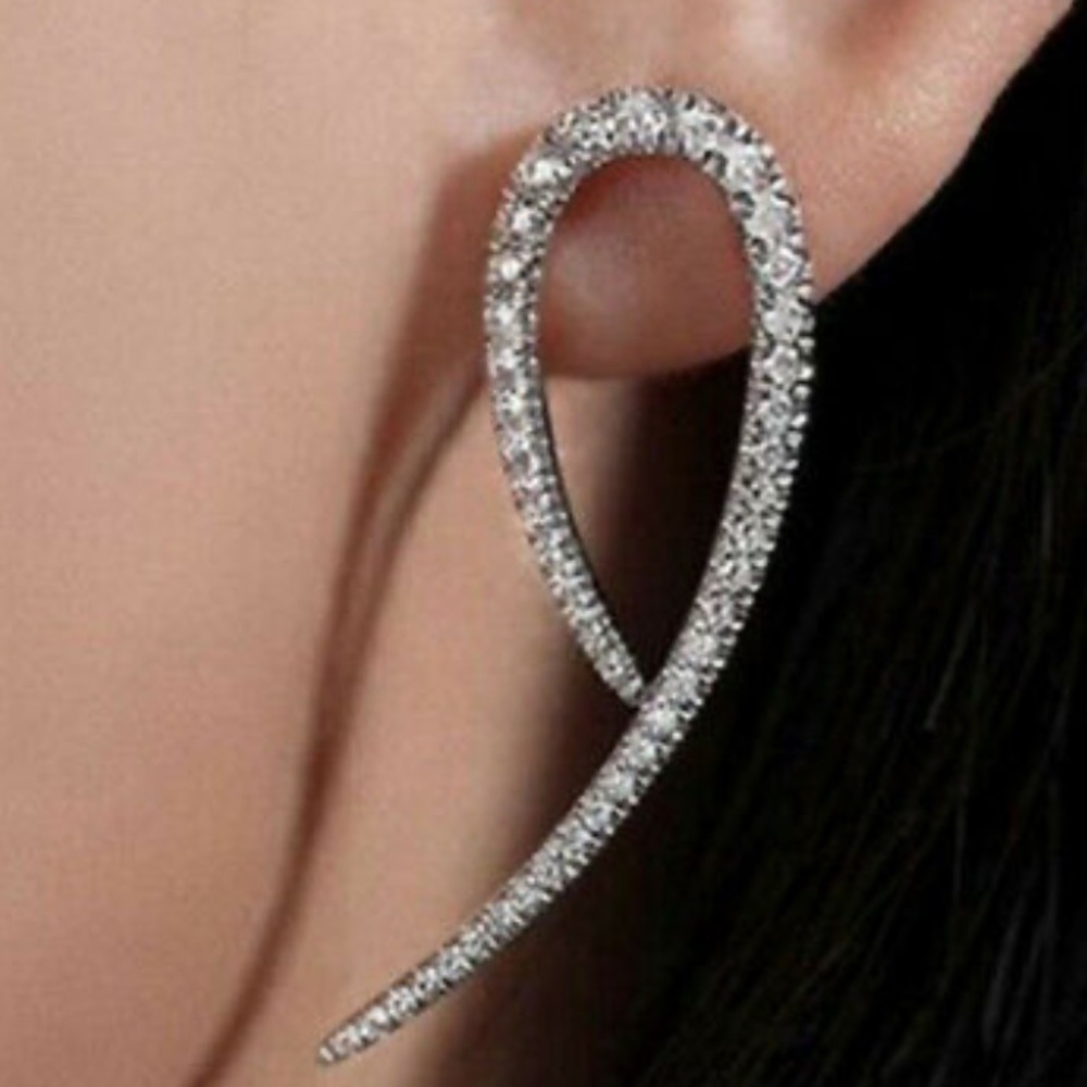 New Sterling silver unique earrings